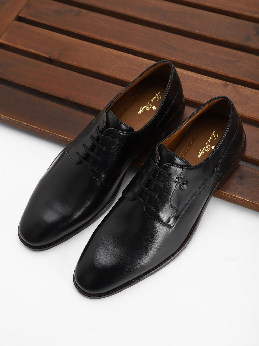  Louis Philippe Men Leather Formal Derbys