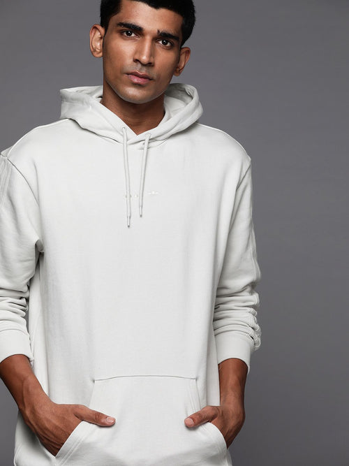  ADIDAS Originals Men Grey Pure Cotton Hooded FTL CC NMD Sweatshirt