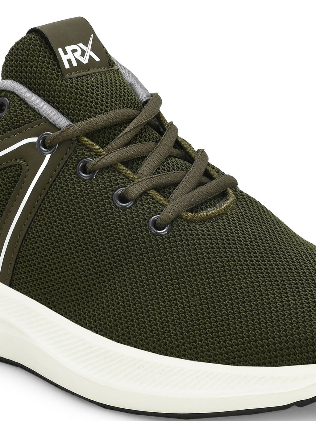  HRX By Hrithik Roshan Men Olive Green Memory Foam Technology Running Shoes