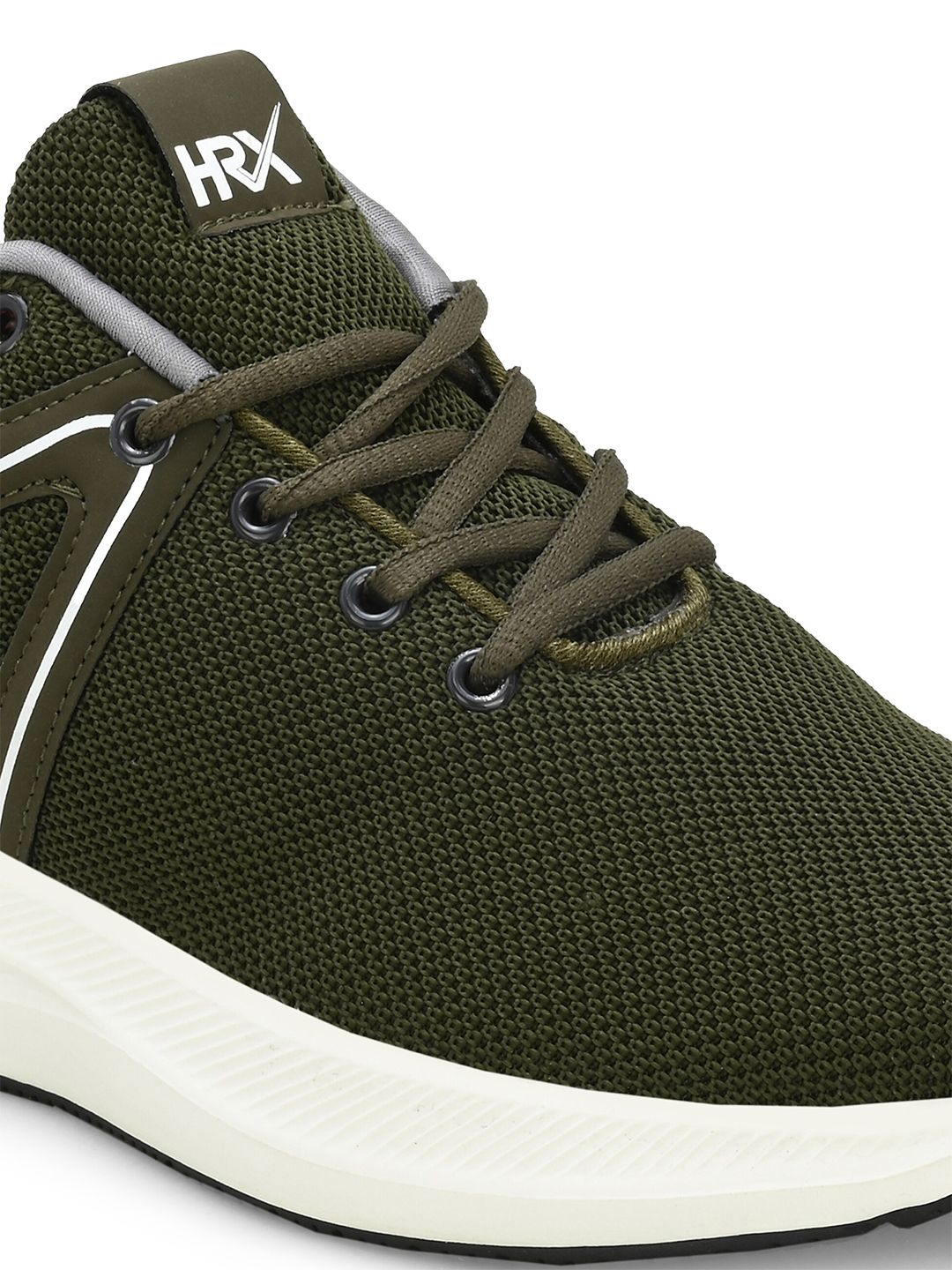  HRX By Hrithik Roshan Men Olive Green Memory Foam Technology Running Shoes
