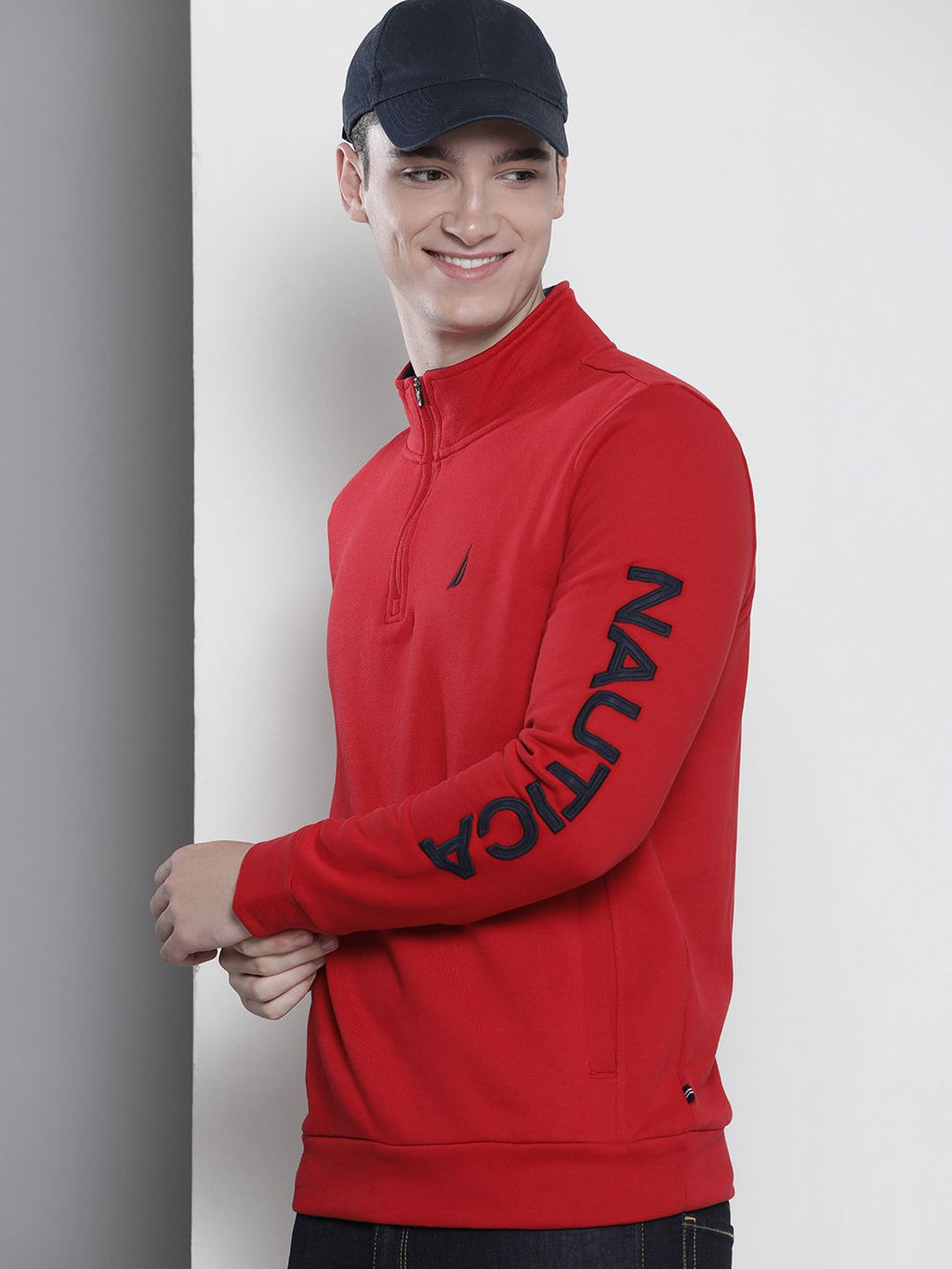  Nautica Men Sweatshirt With Embroidered Detail