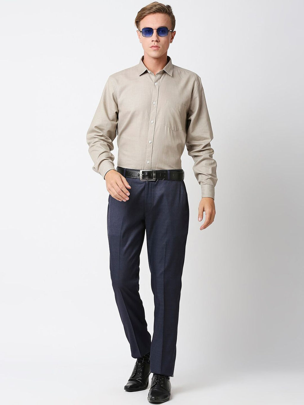  Solemio Men Formal Trousers