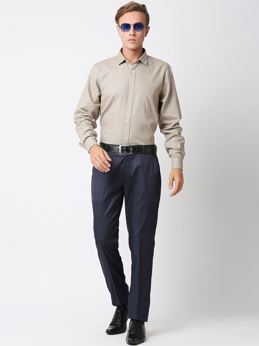  Solemio Men Formal Trousers