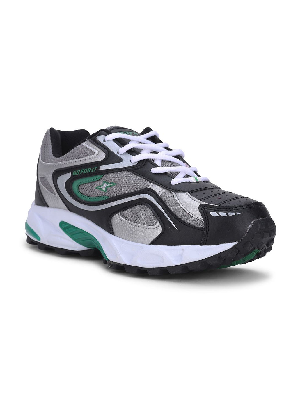  Sparx Men SM-171 Black & Green Sports Shoes