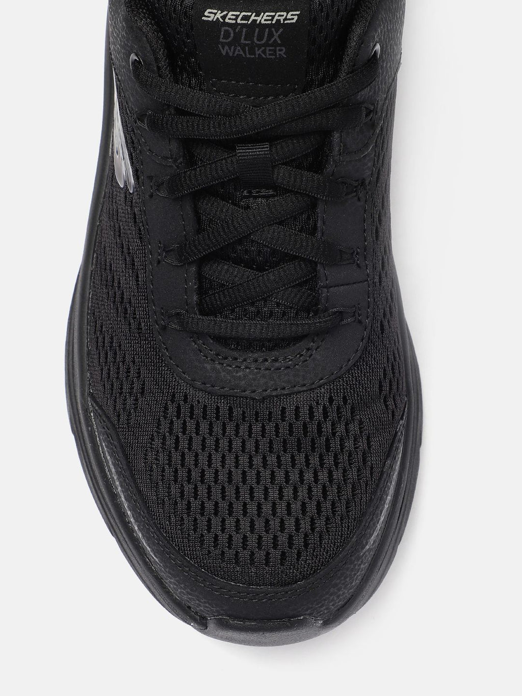  Skechers Men Black Mesh Walking Shoes