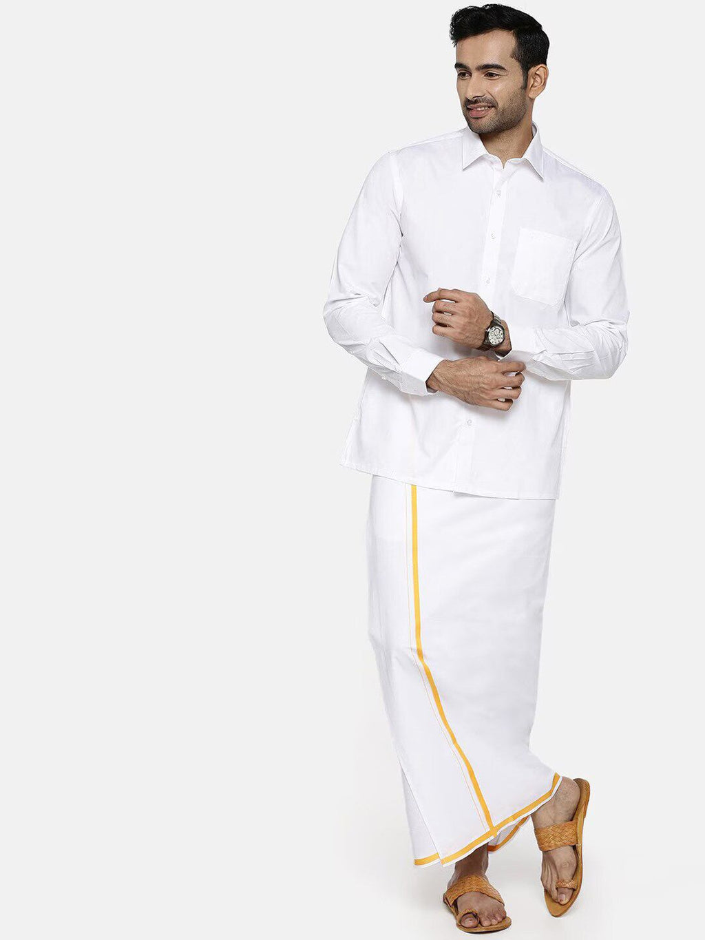  Ramraj Original Spread Collar Pure Cotton Shirt