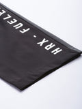  HRX By Hrithik Roshan Men Jet Black & Anthracite Colourblock Slim Fit Rapid-Dry Antimicrobial Training Track Pants