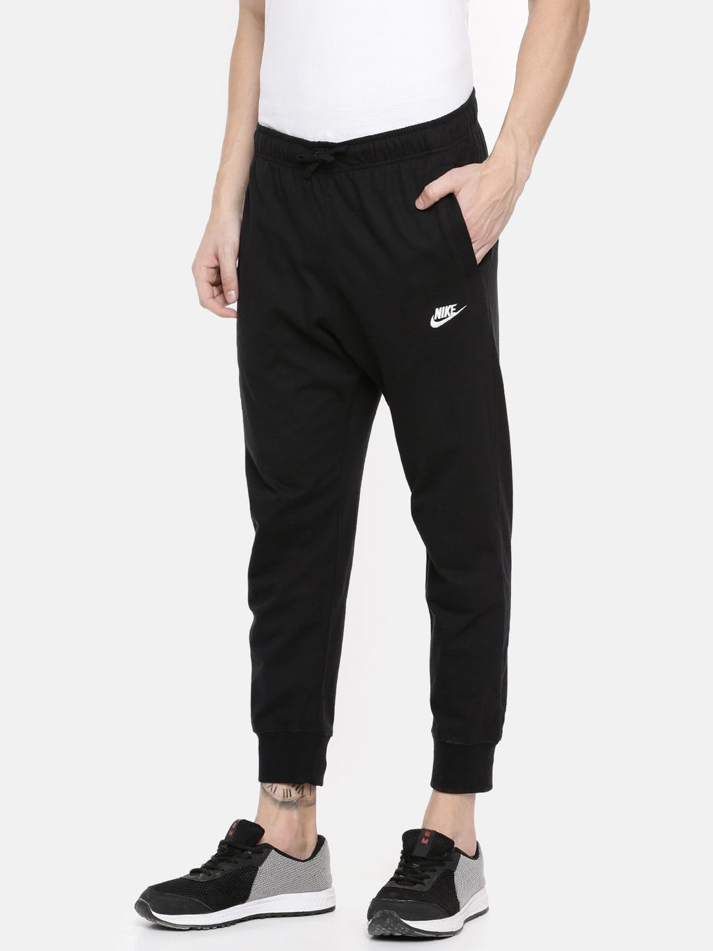  Nike Men Black Dri-FIT CLUB JSY Solid Joggers