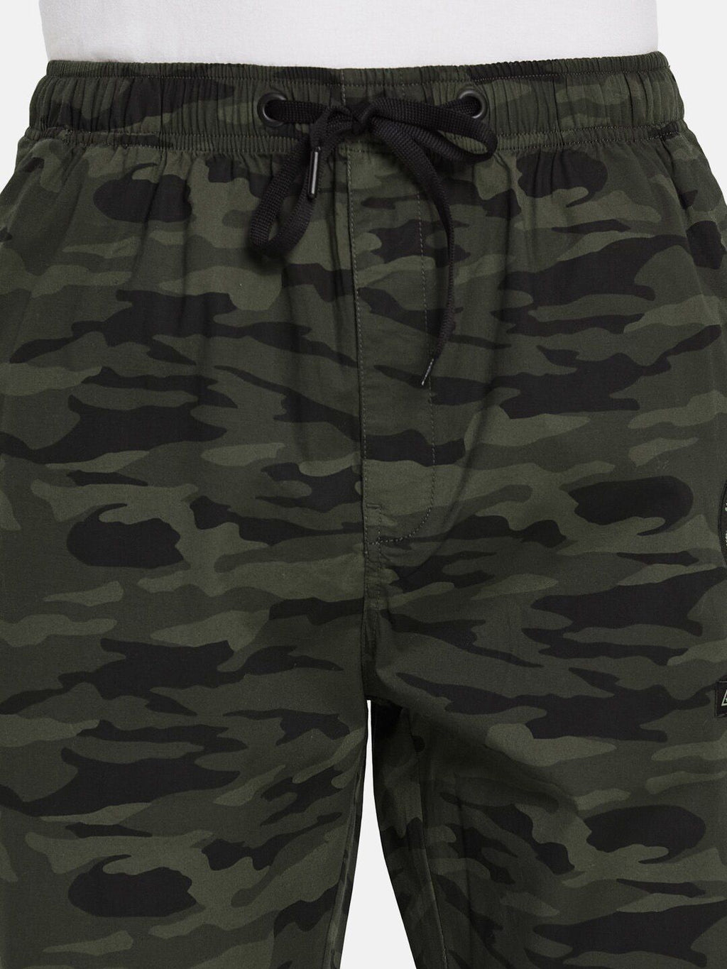  Octave Men Camouflage Printed Pure Cotton Sports Track Pants