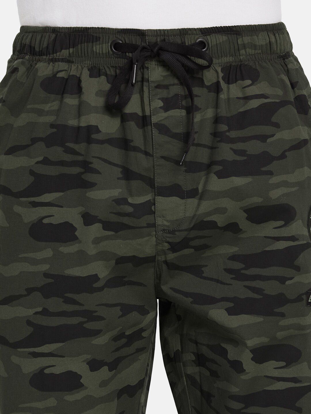  Octave Men Camouflage Printed Pure Cotton Sports Track Pants