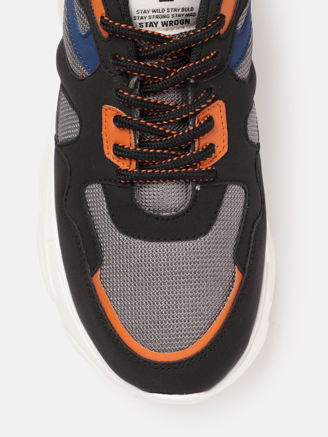  WROGN Men Colourblocked Running Shoes