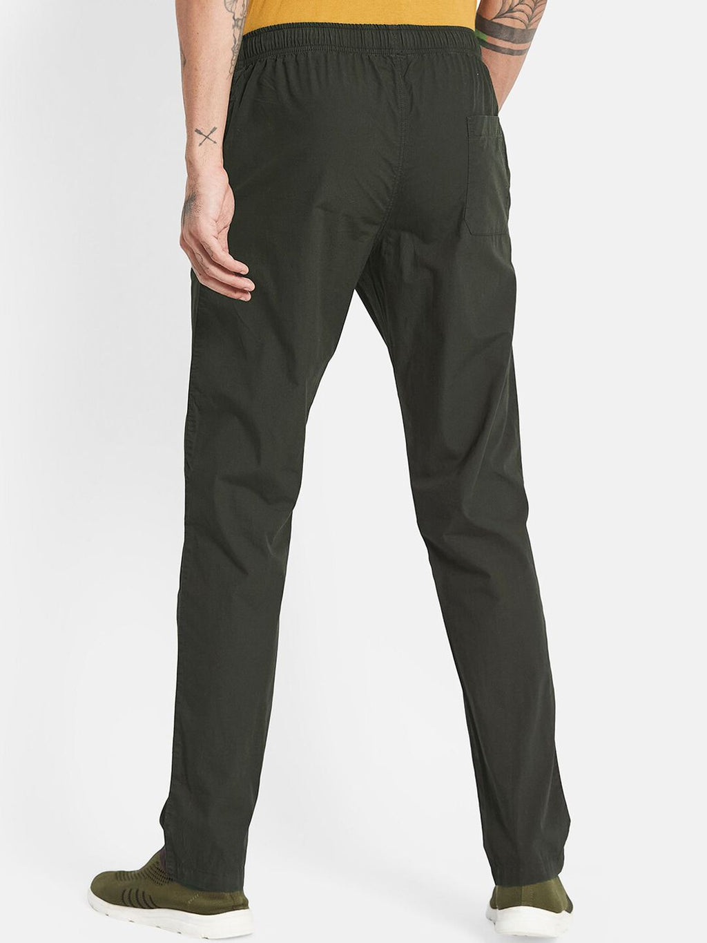  Octave Men Mid-Rise Cotton Training Track Pants