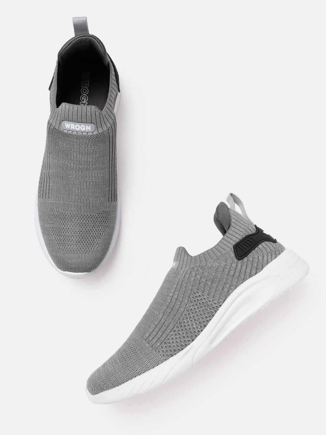  WROGN Men Woven Design Running Shoes
