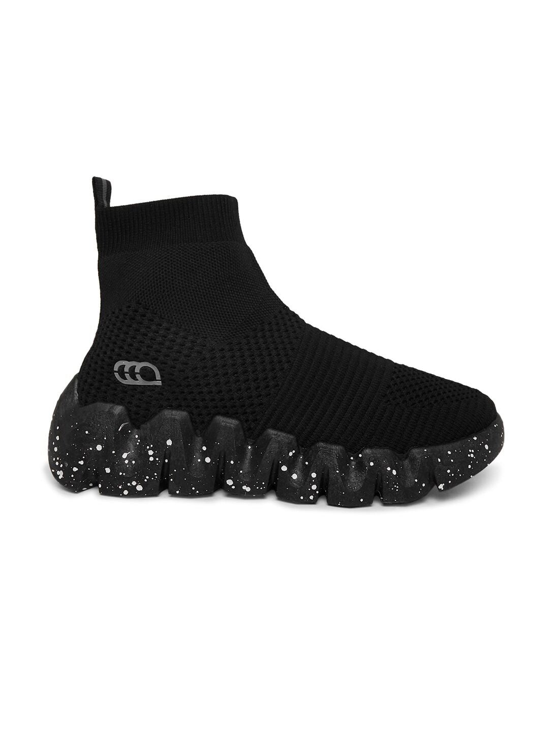  Ajile By Pantaloons Men Black Textile Walking Non-Marking Shoes