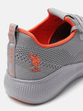  U.S. Polo Assn. Men Solid Lebron 3.0 Textile Flyknit Walking Shoes