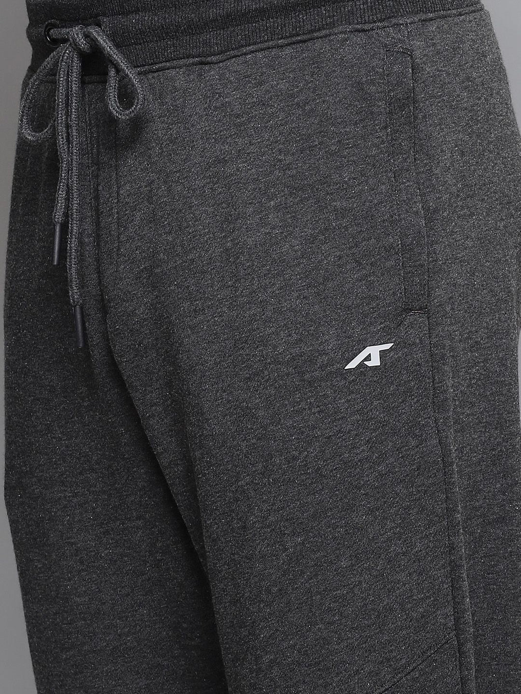  Alcis Men Charcoal Grey Solid Tracksuit
