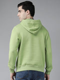  U.S. Polo Assn. Men Green Solid Hooded Sweatshirt