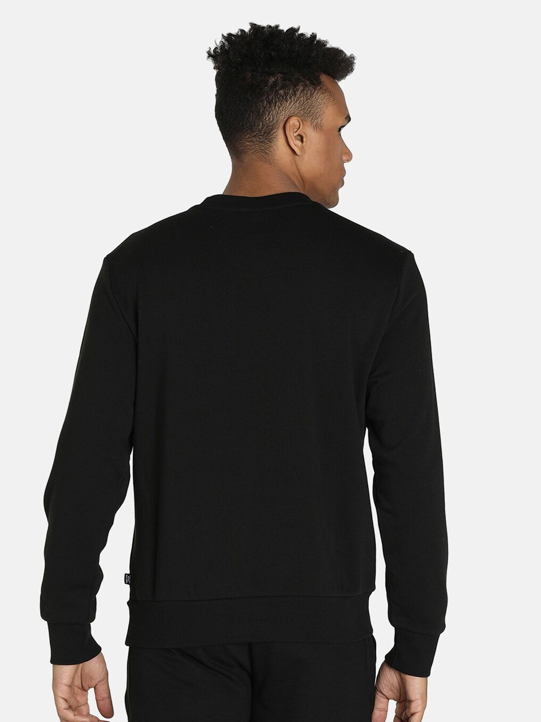  Puma Men Black Printed Cotton Sweatshirt
