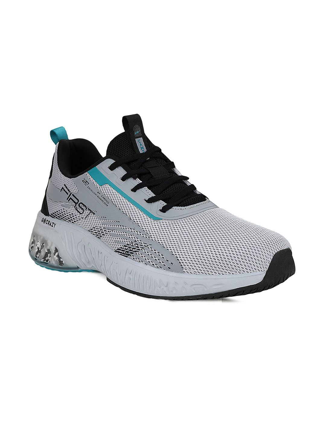  Campus Men Grey Mesh Running Shoes