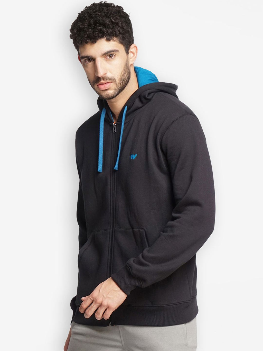  Wildcraft Front-Open Hooded Sweatshirt