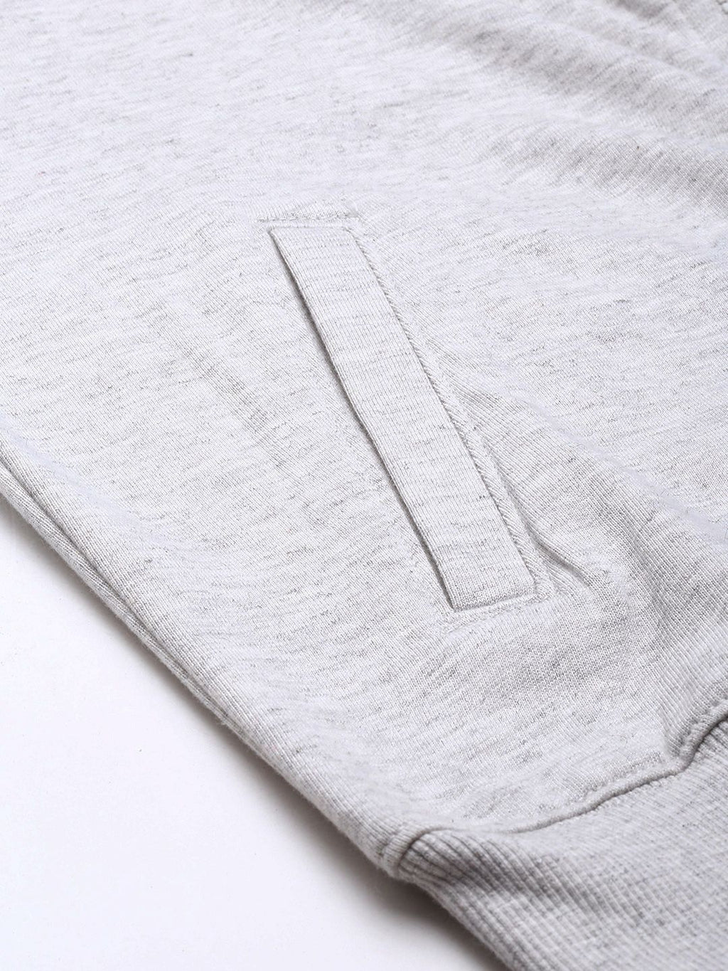 U.S. Polo Assn. U S Polo Assn Men Grey Long Sleeves Hooded Sweatshirt