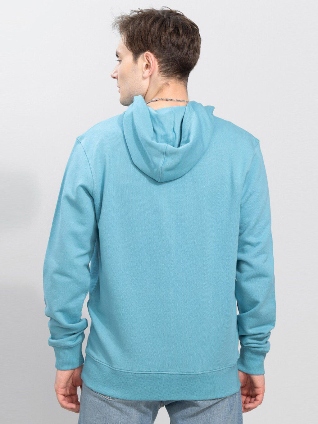  Snitch Men Blue Hooded Sweatshirt