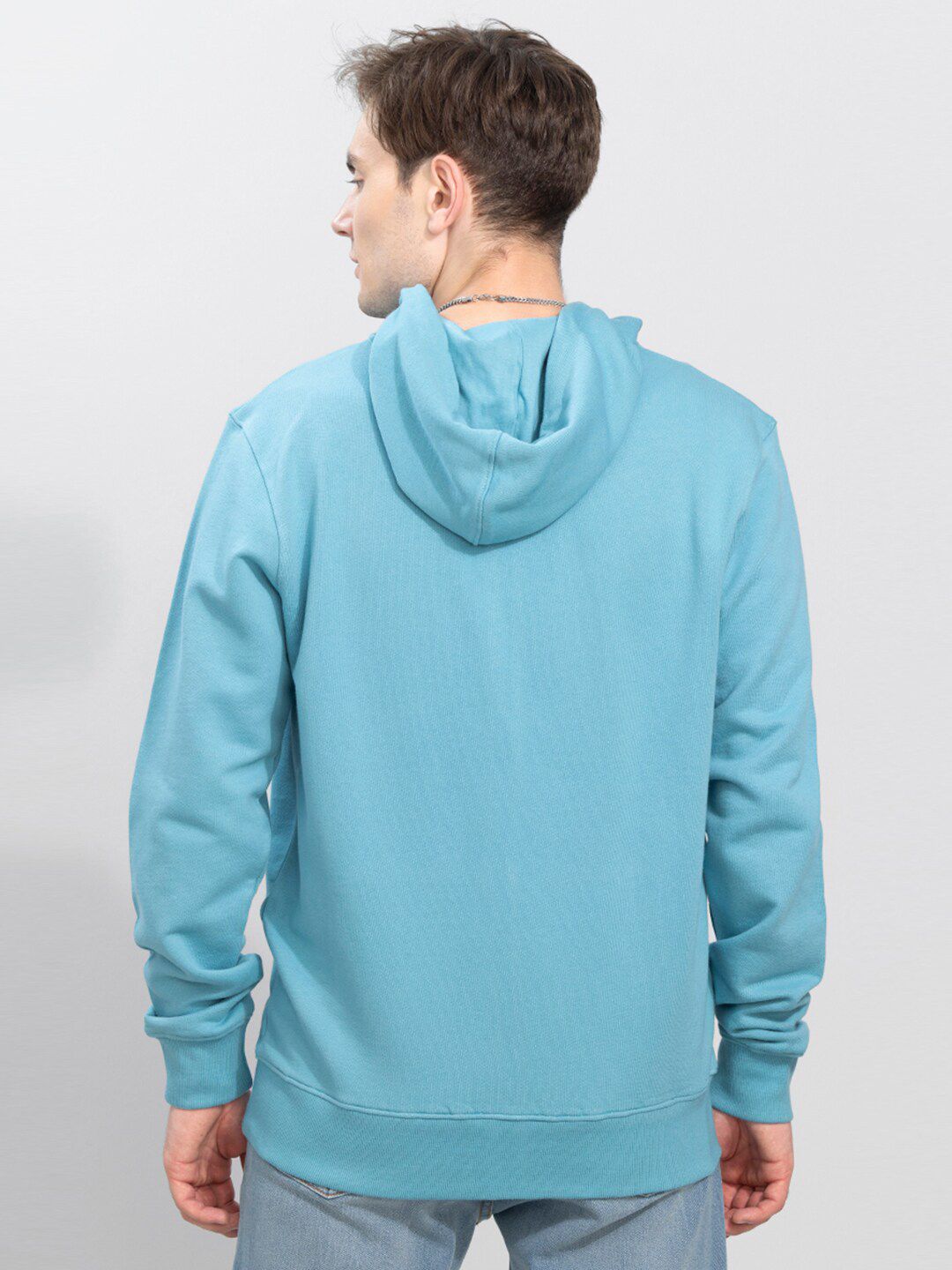  Snitch Men Blue Hooded Sweatshirt