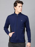  HRX By Hrithik Roshan Men Navy Blue Solid Training Rapid-Dry Sweatshirt