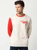  Pepe Jeans Men White Printed Sweatshirt