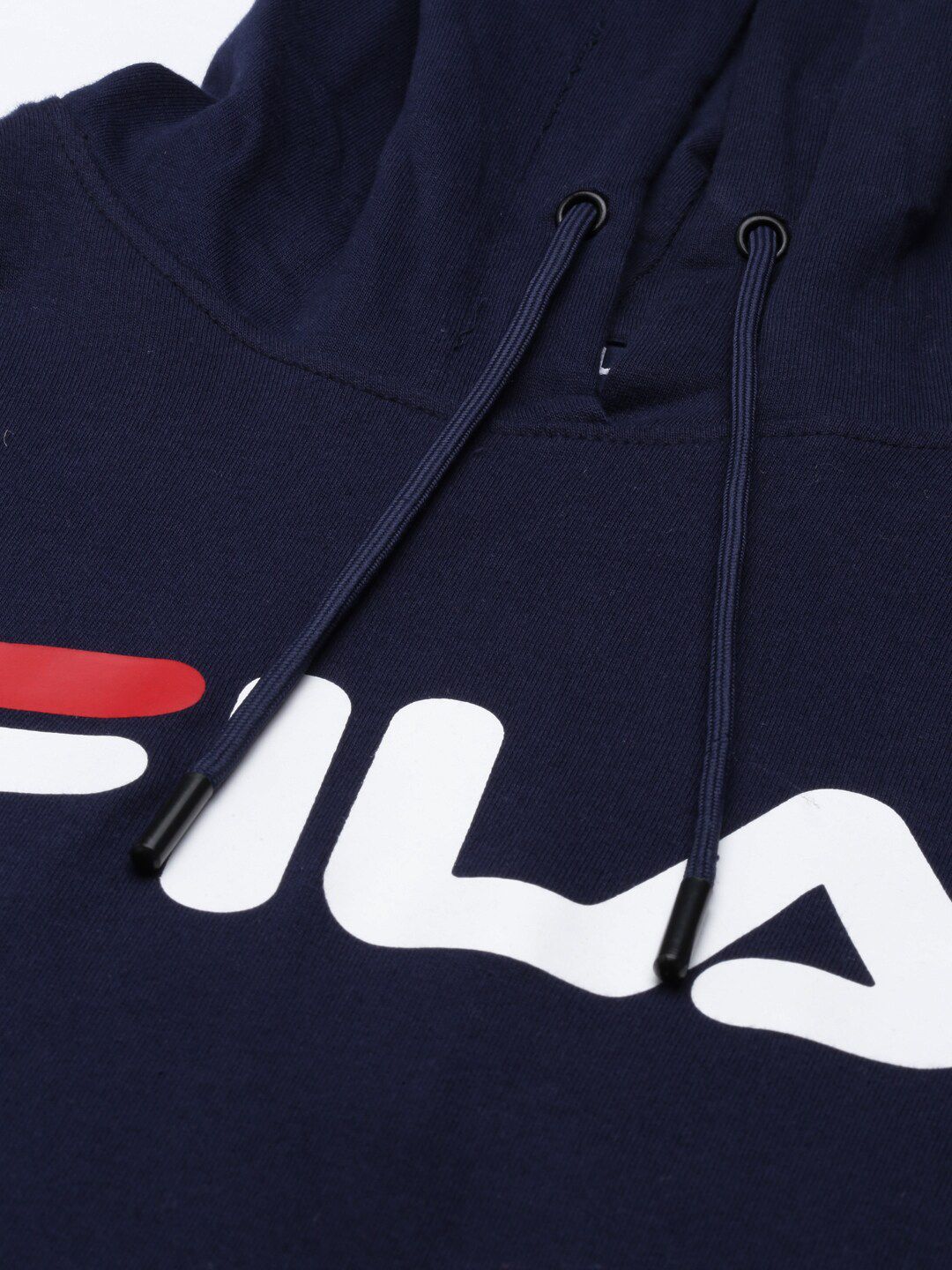  Fila Men Brand Logo Print Hooded Hornbill Sweatshirt