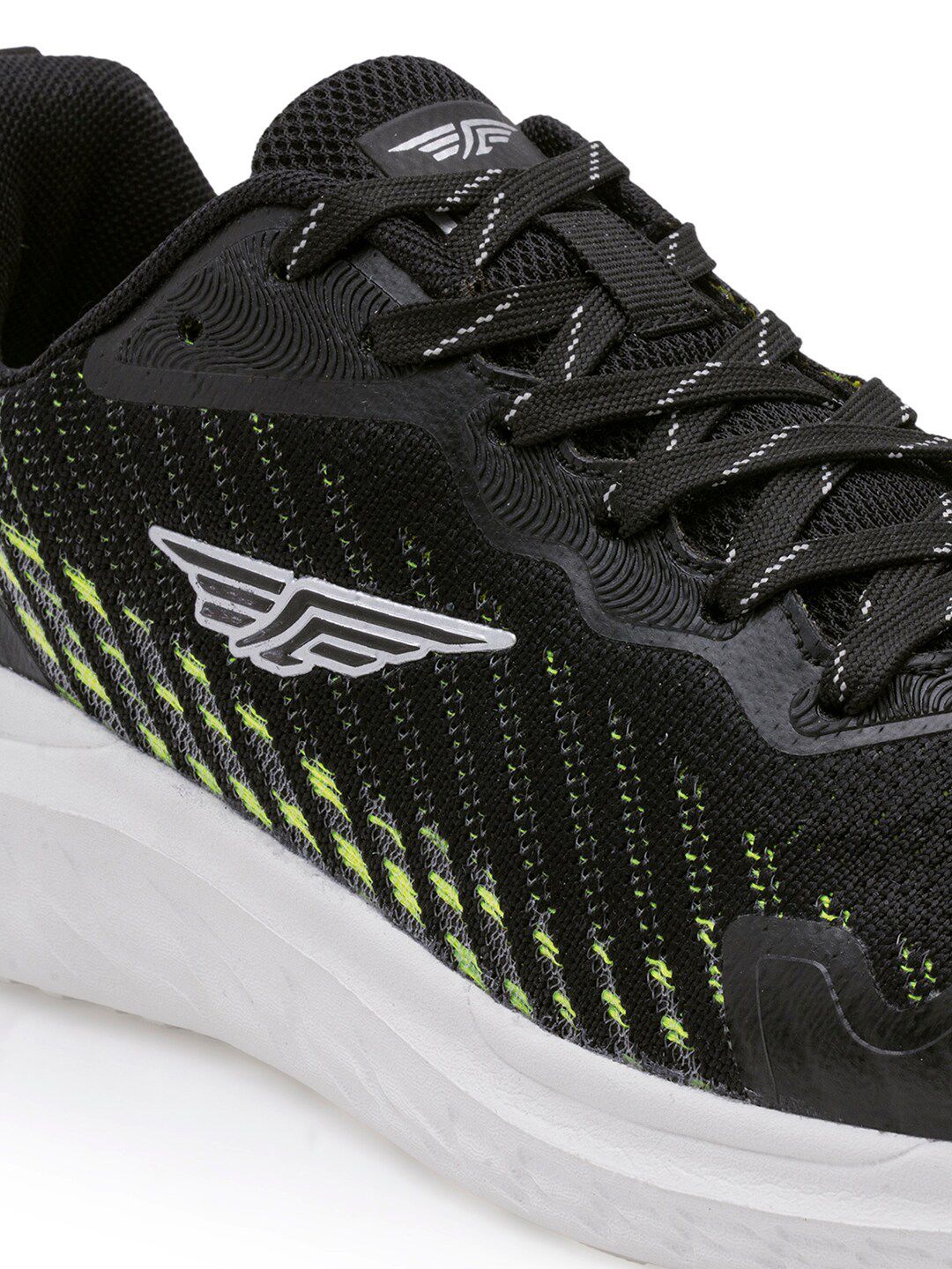  Red Tape Men Black Textile Walking Shoes
