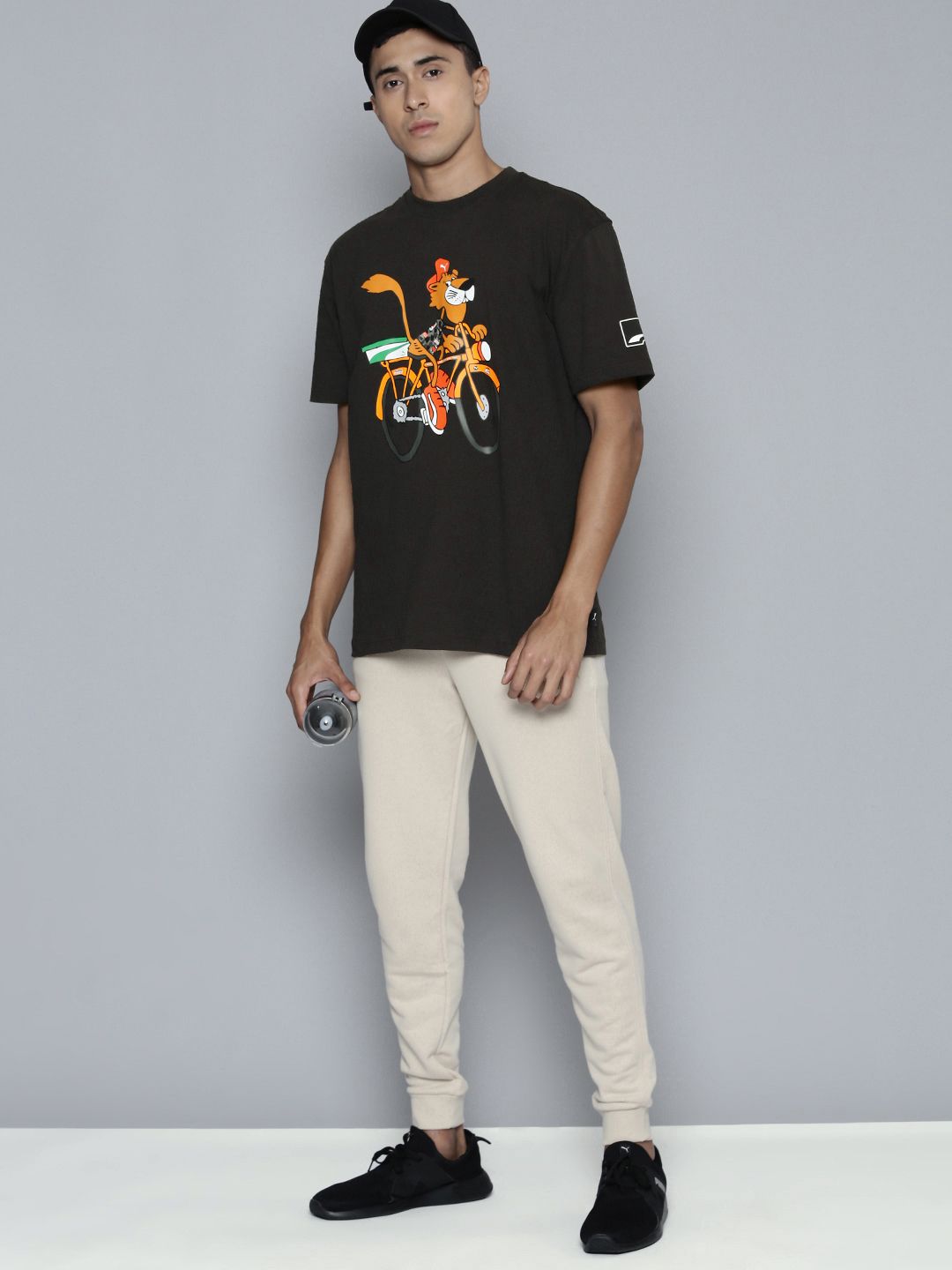  Puma Men UPTOWN Chester Cheetah Graphic Printed T-shirt