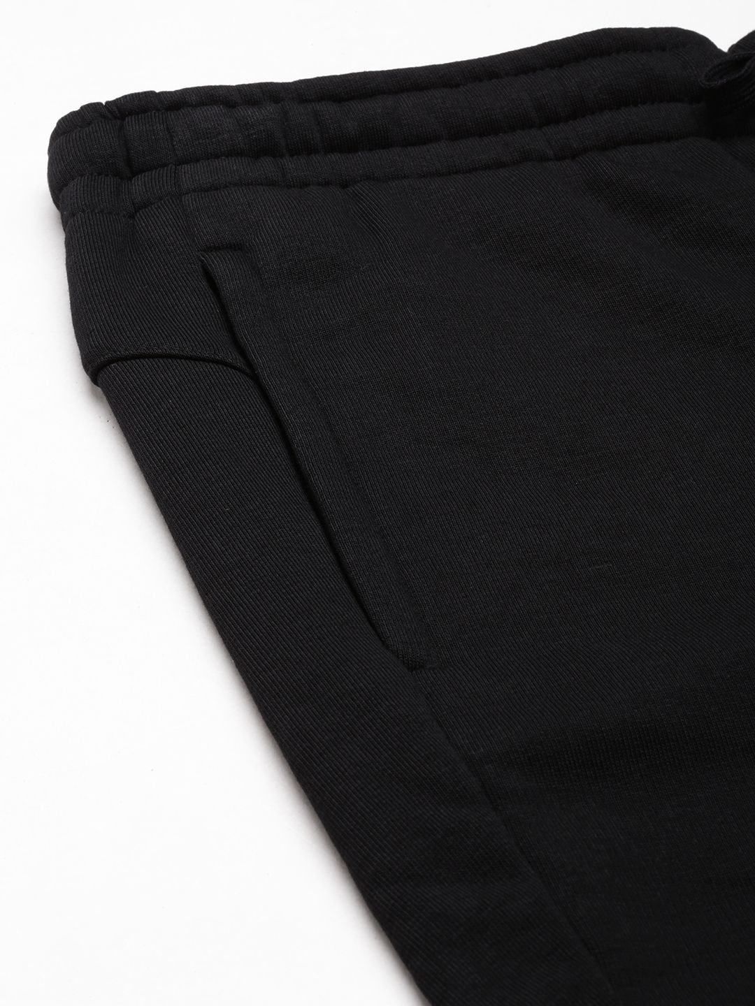  Puma Men Solid Slim Fit Zippered Knitted Track Pants