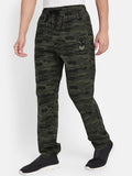  Octave Men Camouflage Printed Pure Cotton Sports Track Pants