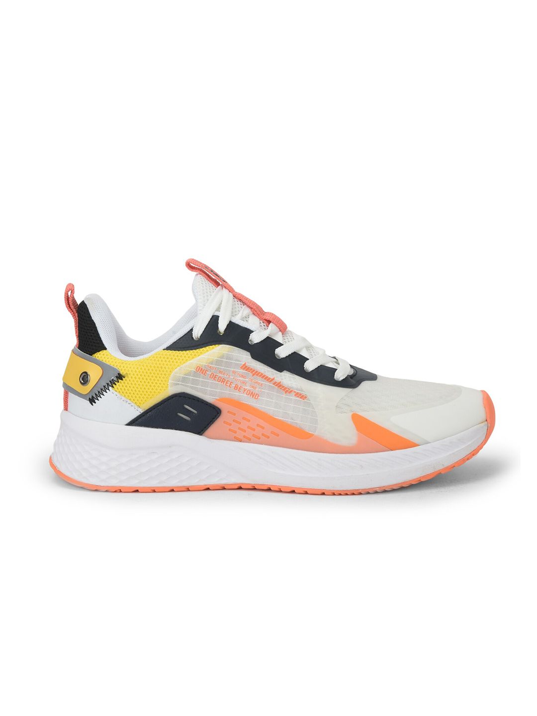  JQR Men White Mesh Running Shoes