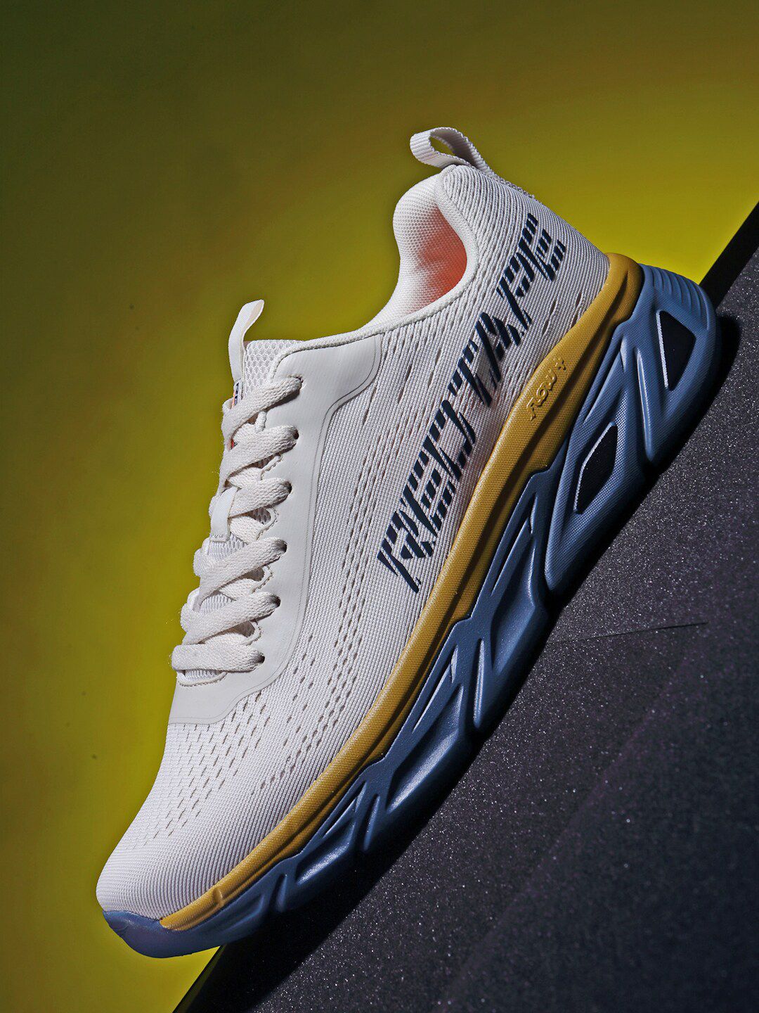  Red Tape Men White Mesh Walking Shoes