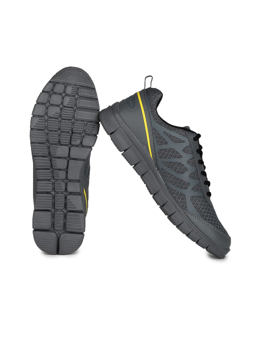  Flying Machine Men Grey Mesh Walking Shoes