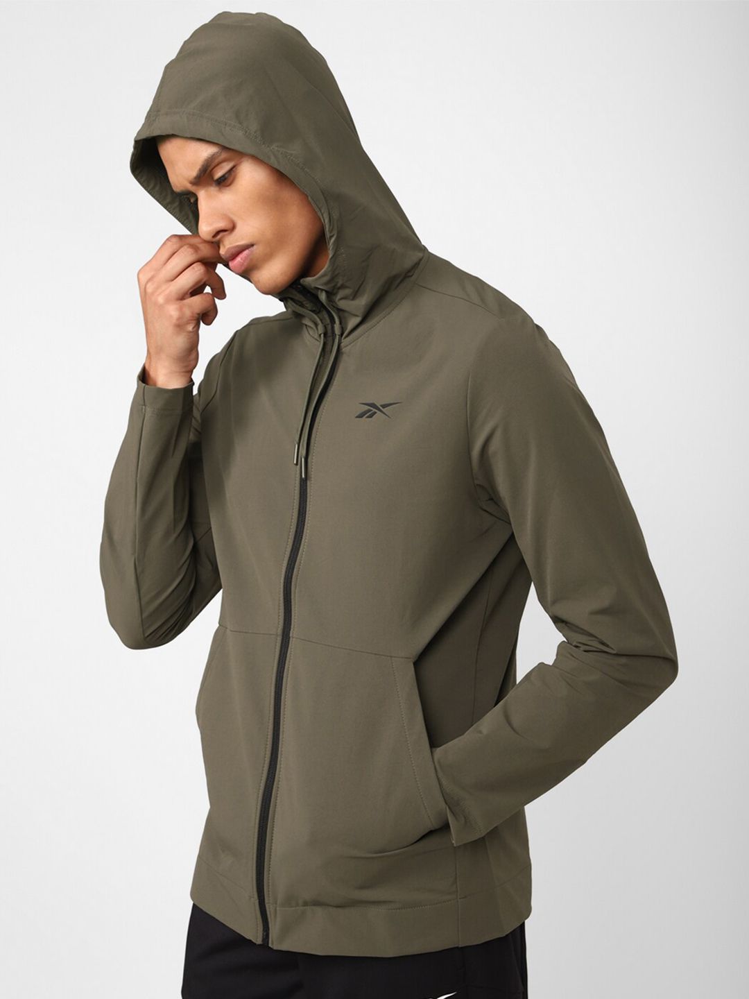 Reebok Men TS Performance FZ Hooded Sweatshirt