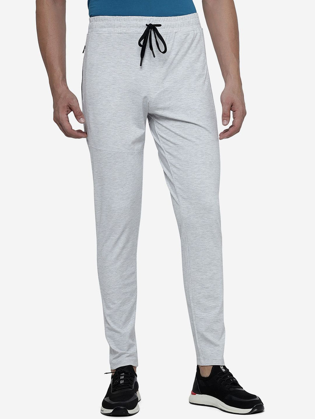  JADE BLUE Men Mid Rise Cotton Track Pant