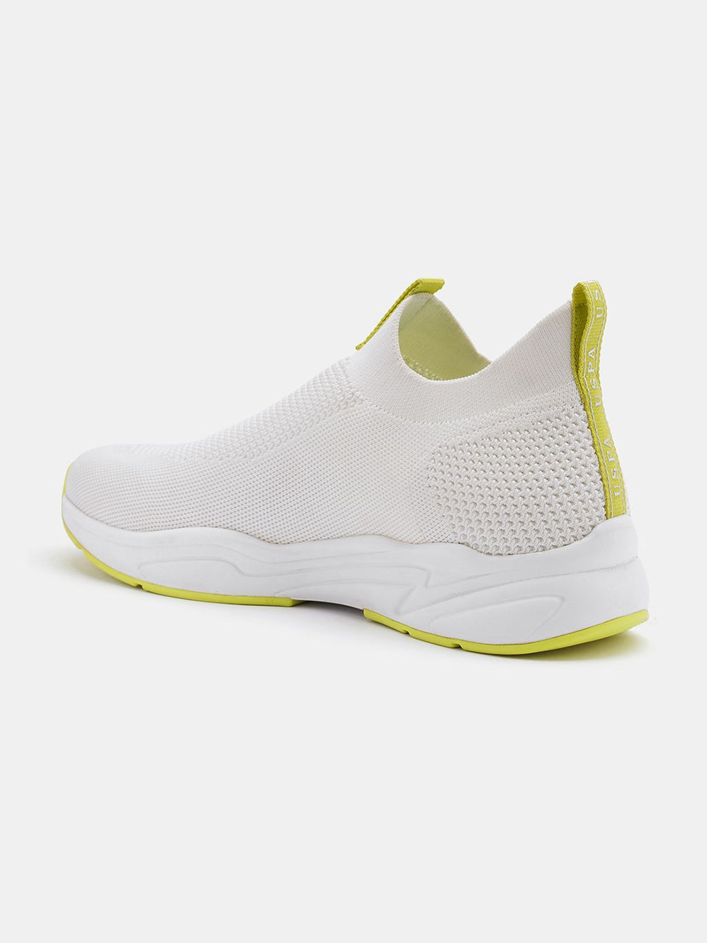 U.S. Polo Assn. U S Polo Assn Men Off White Textile Walking Shoes