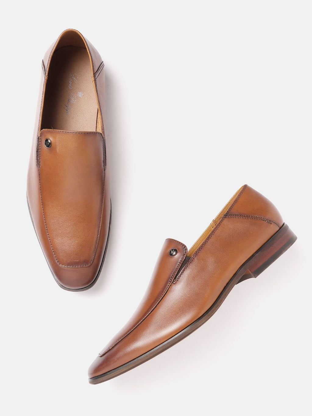  Louis Philippe Men Leather Formal Loafers