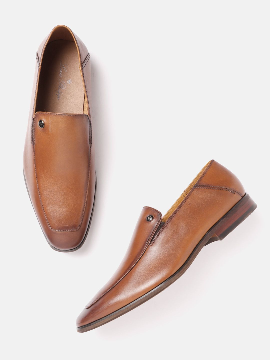  Louis Philippe Men Leather Formal Loafers