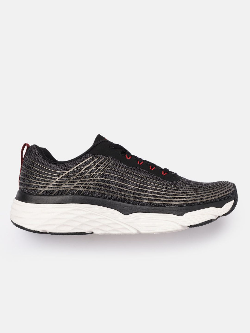  Skechers Men Black MAX CUSHIONING ELITE Running Shoes