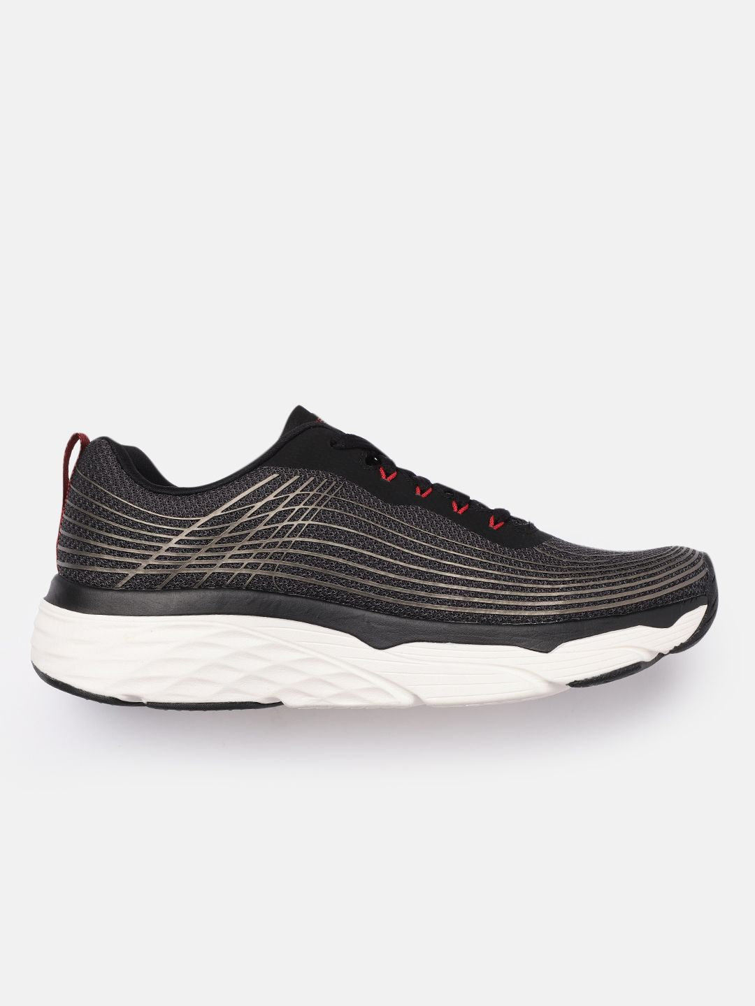  Skechers Men Black MAX CUSHIONING ELITE Running Shoes