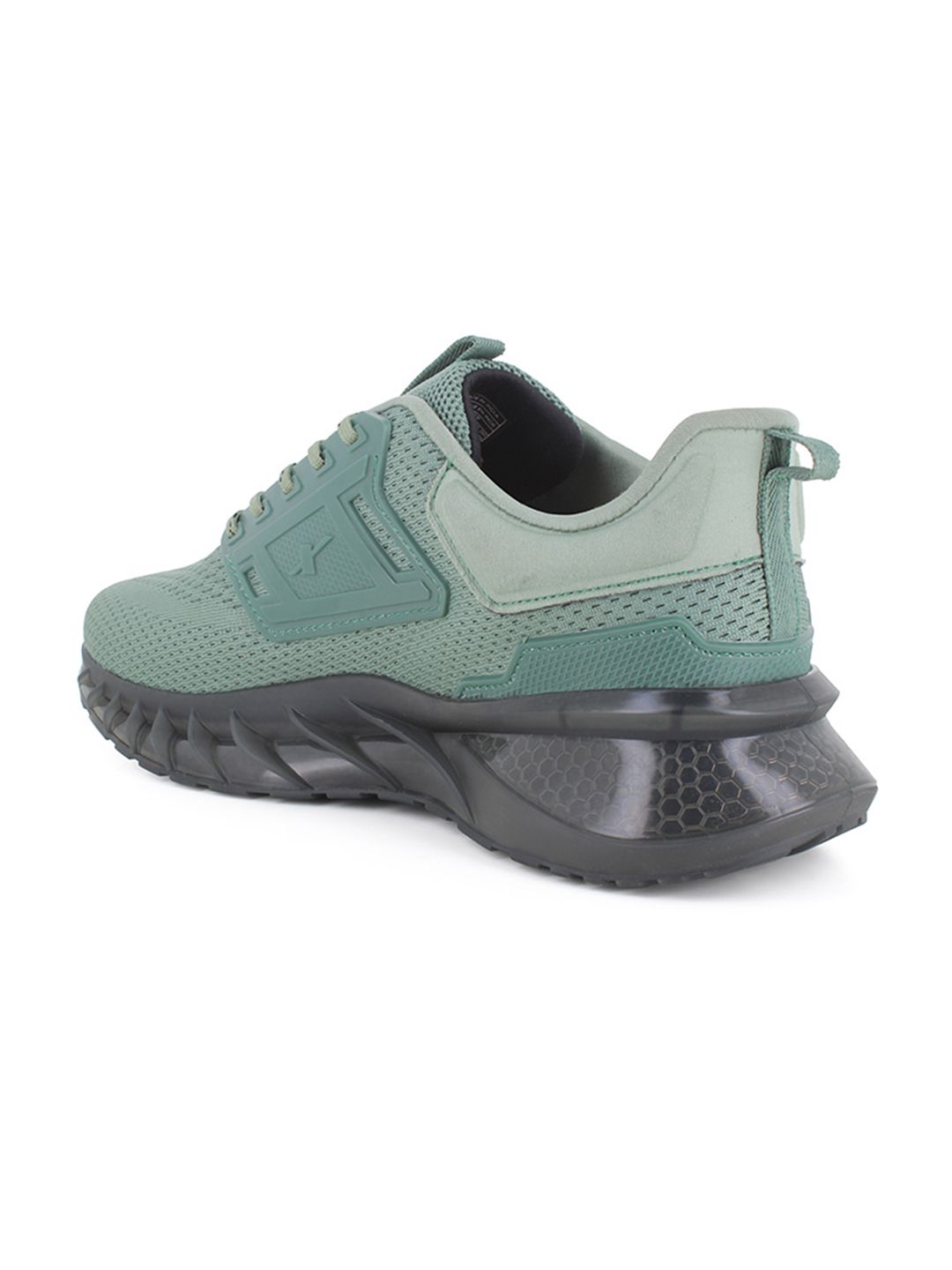  Sparx Men Green Mesh Running Non-Marking Shoes
