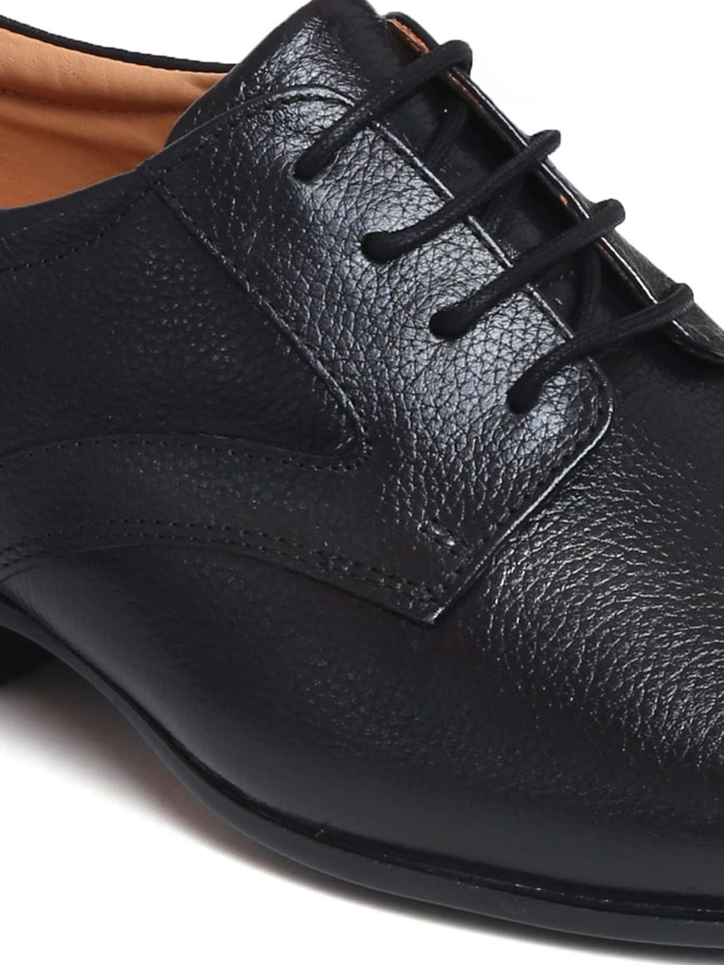 Zoom Shoes Men Textured Leather Formal Derbys