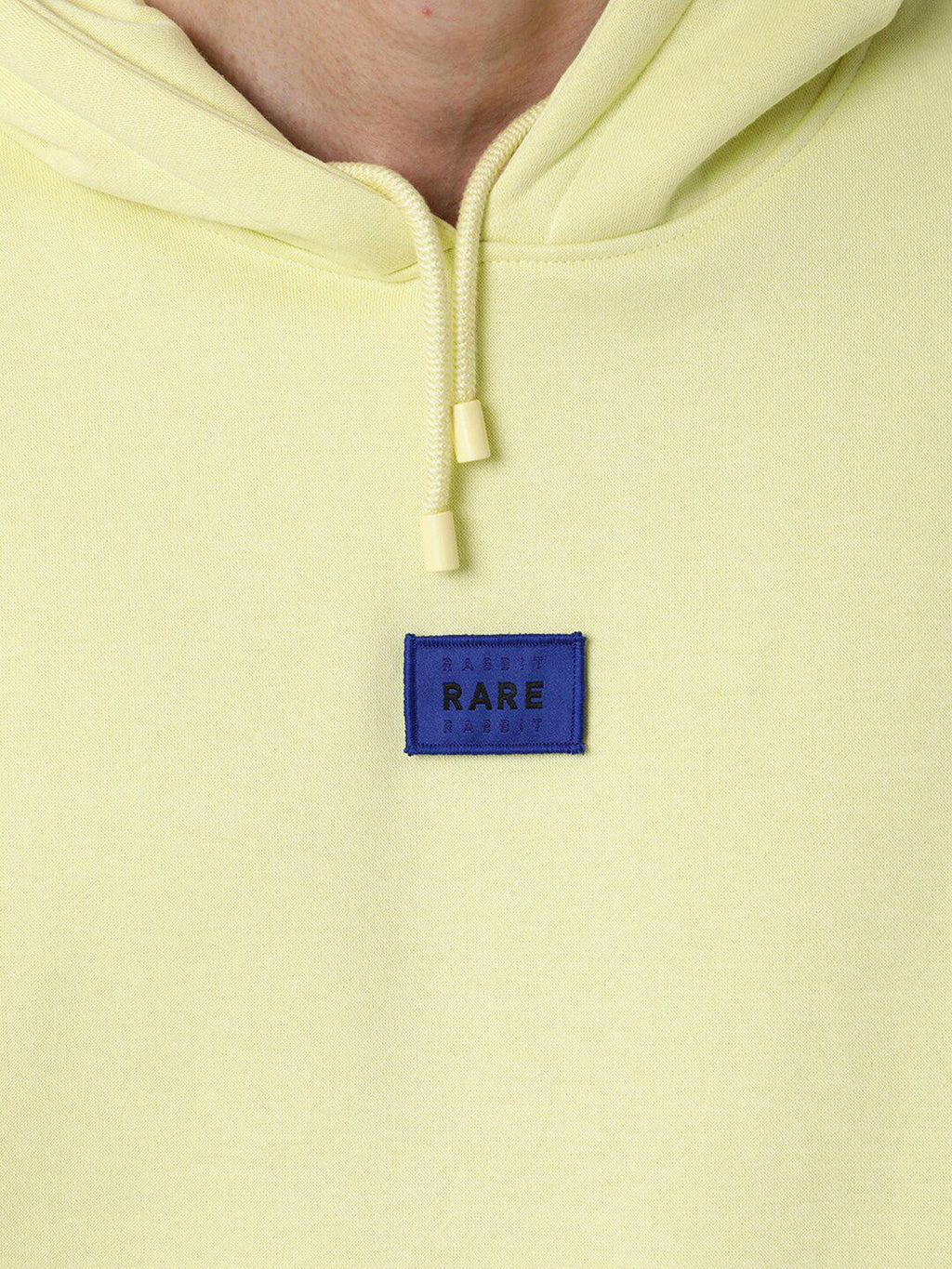  RARE RABBIT Men Yellow Hooded Sweatshirt