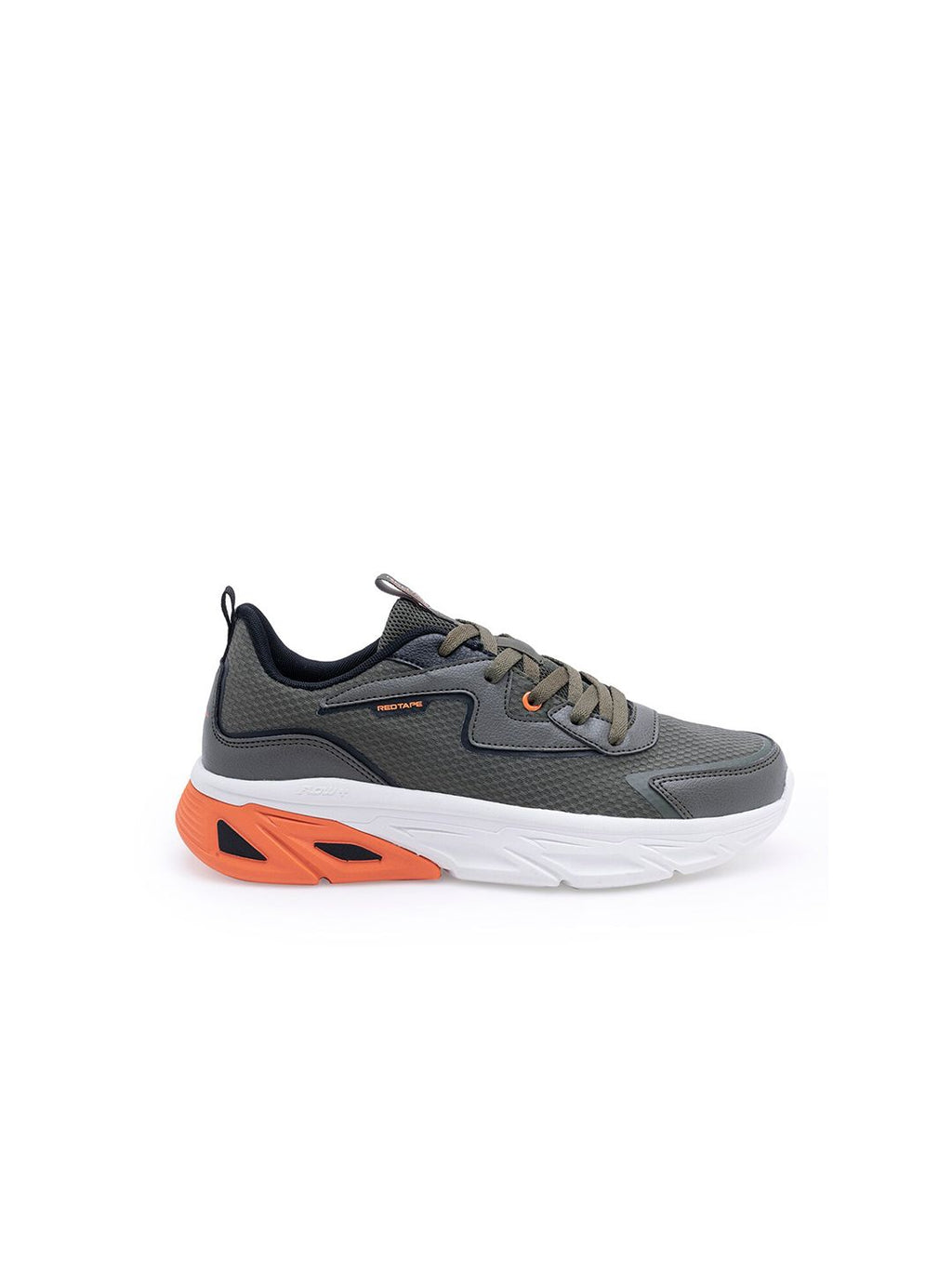  Red Tape Men Olive Green Mesh Walking Shoes