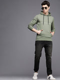  WROGN Men Hooded Long Sleeves Knitted Sweatshirt
