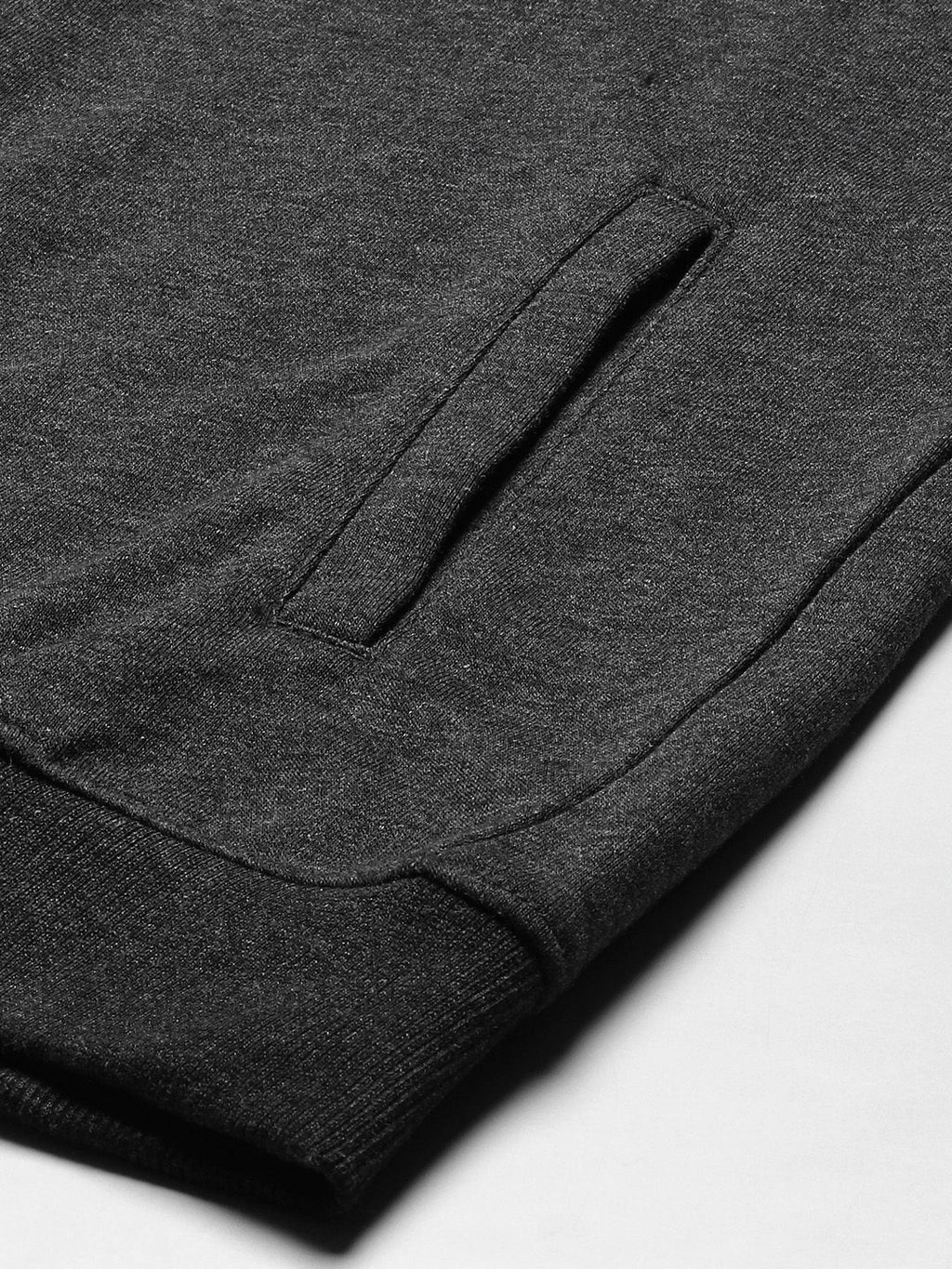  Alcis Men Charcoal Grey Solid Tracksuit